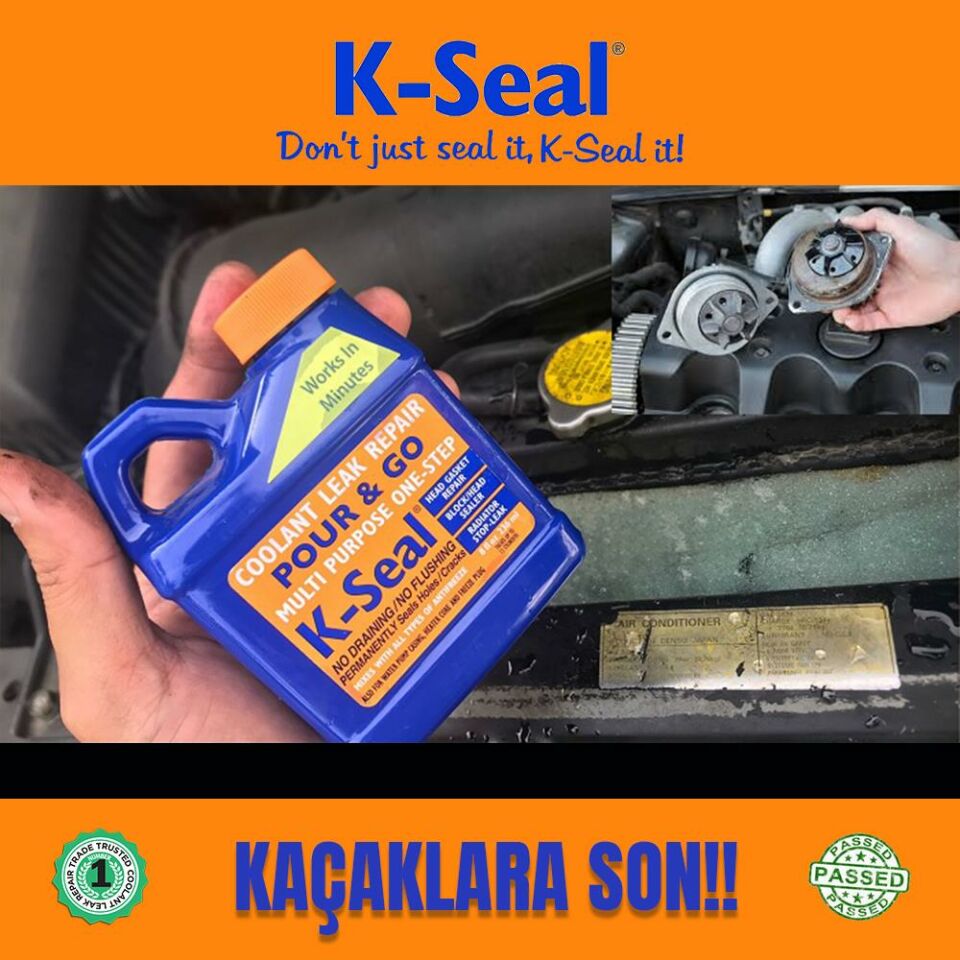 K-Seal Çok Amaçli Sivi Sogutma Sivisi Radyatör Kaçak Kalici Onarim 236ml