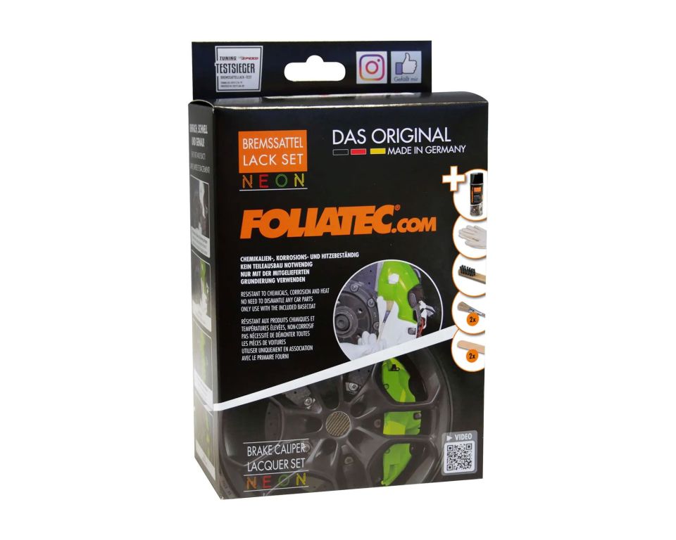 Foliatec Fren Kaliperi Boya Seti 4 Komponet Neon Yesil