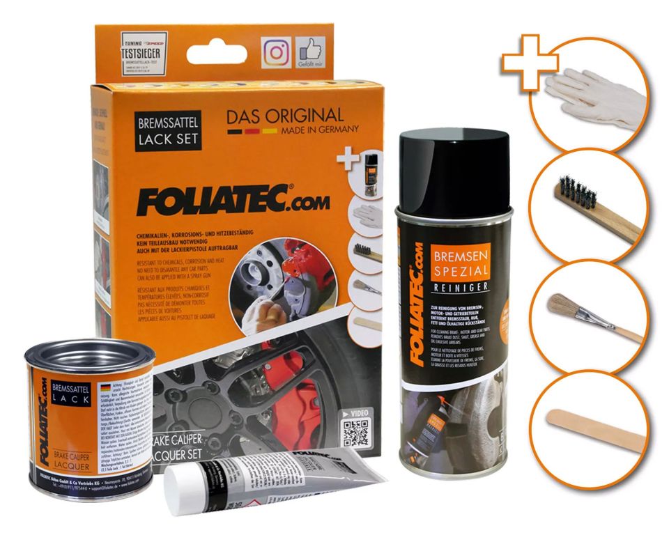 Foliatec Fren Kaliperi Boya Seti 3 Komponet Performans Sarisi