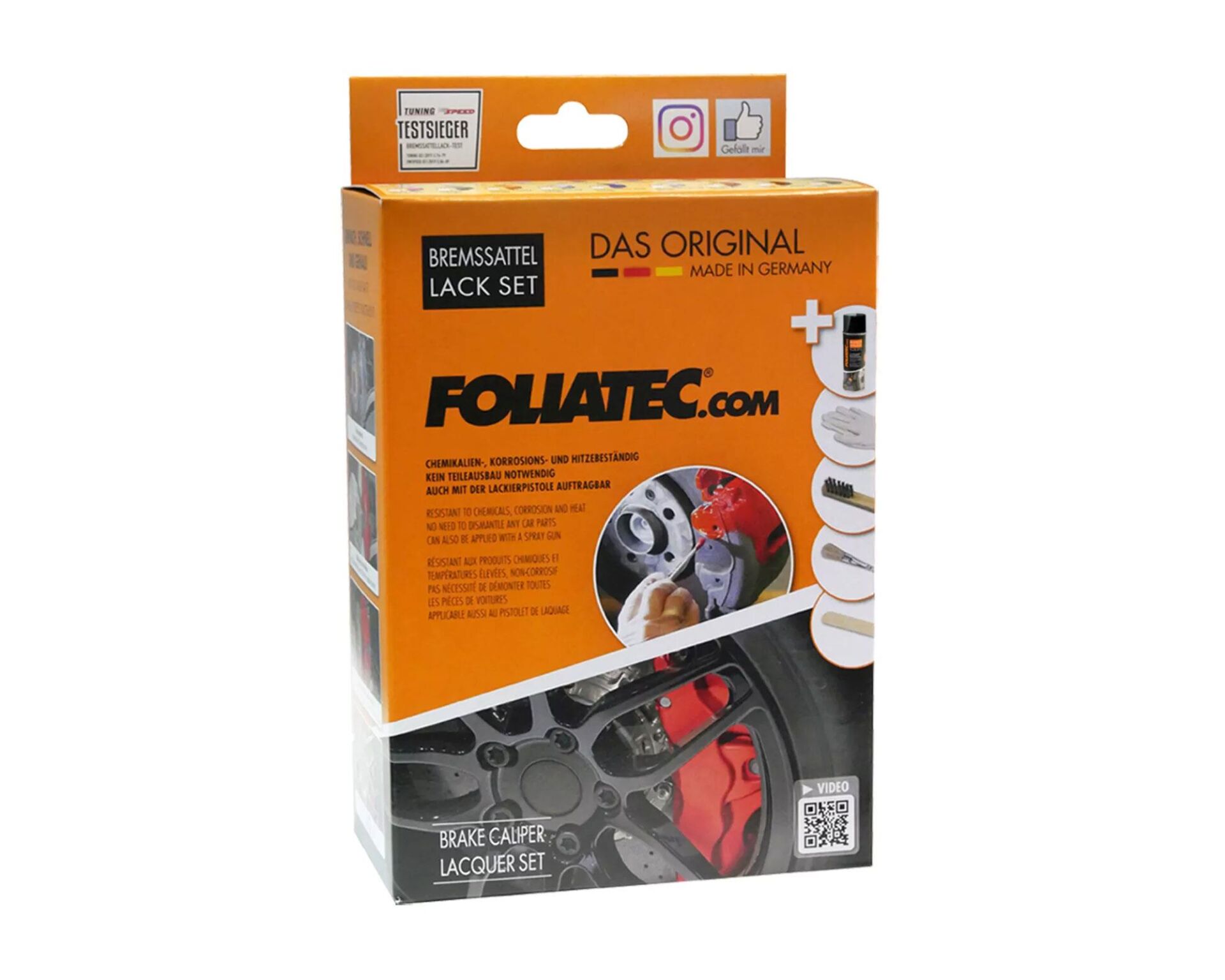 Foliatec Fren Kaliperi Boya Seti 3 Komponet Gece Siyahi
