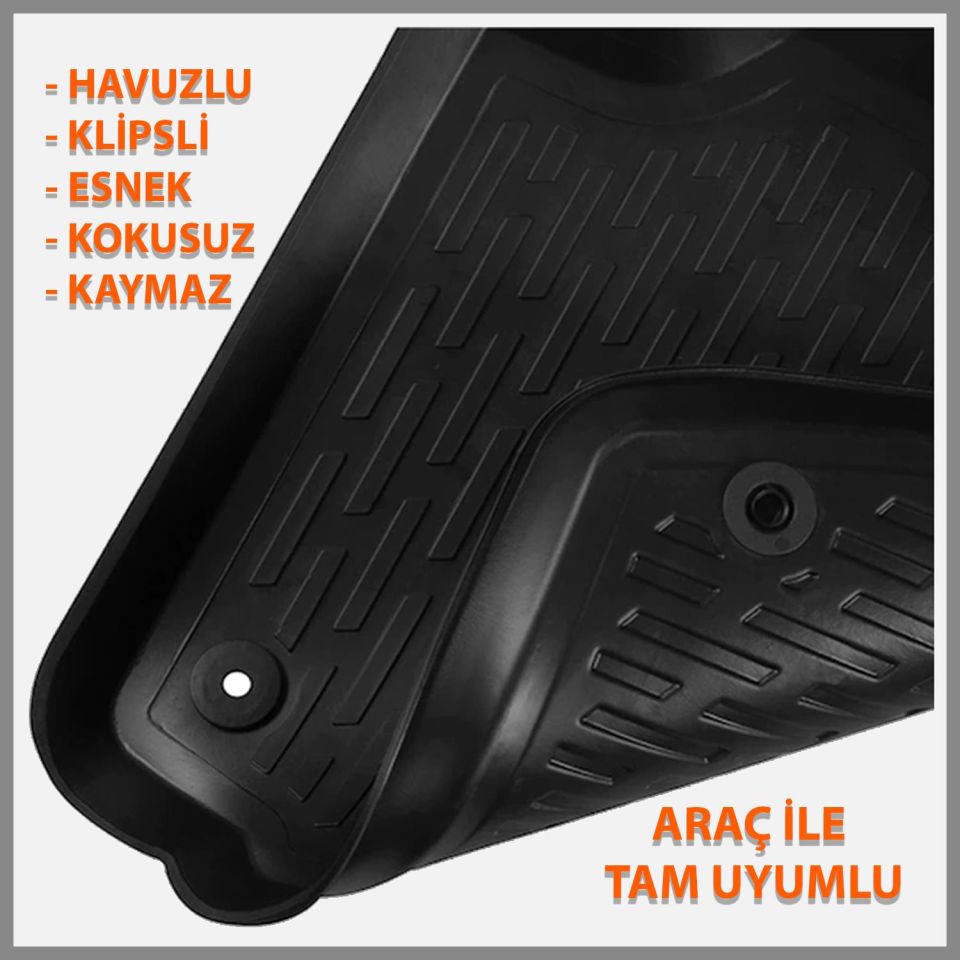 Perflex Paspas 3D Havuzlu X-Mat Duster 4X4 2019+