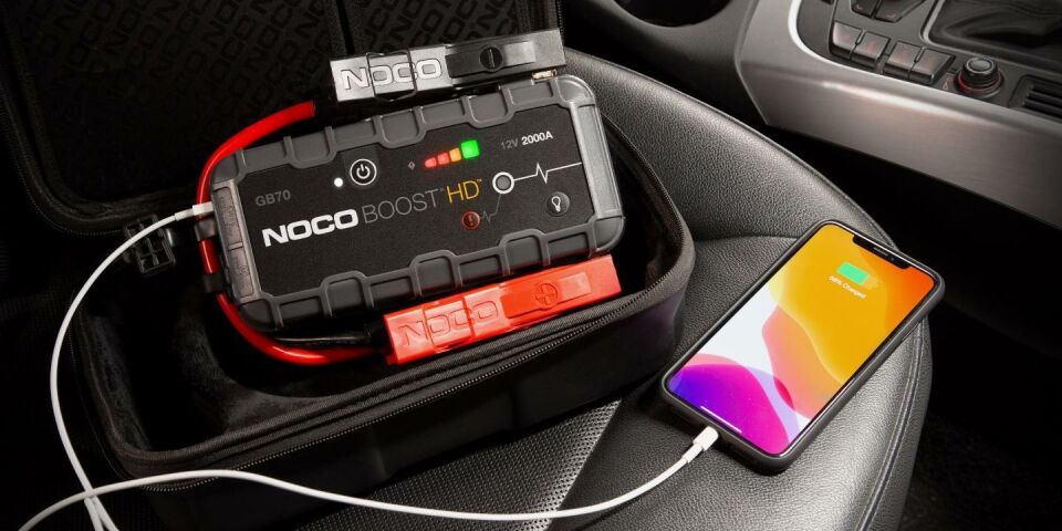 Noco Boost HD GB70 12V 2000 Amper Lityum Akü Takviye + Powerbank + Led Lamba