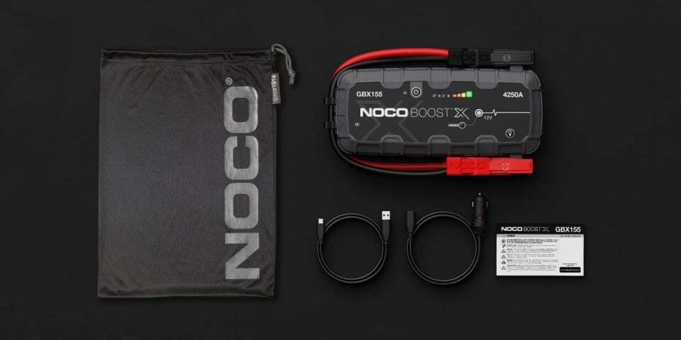 Noco Boost X GBX155 12V 4250 Amper Lityum Akü Takviye + Powerbank + Led Lamba  + Eva Çanta