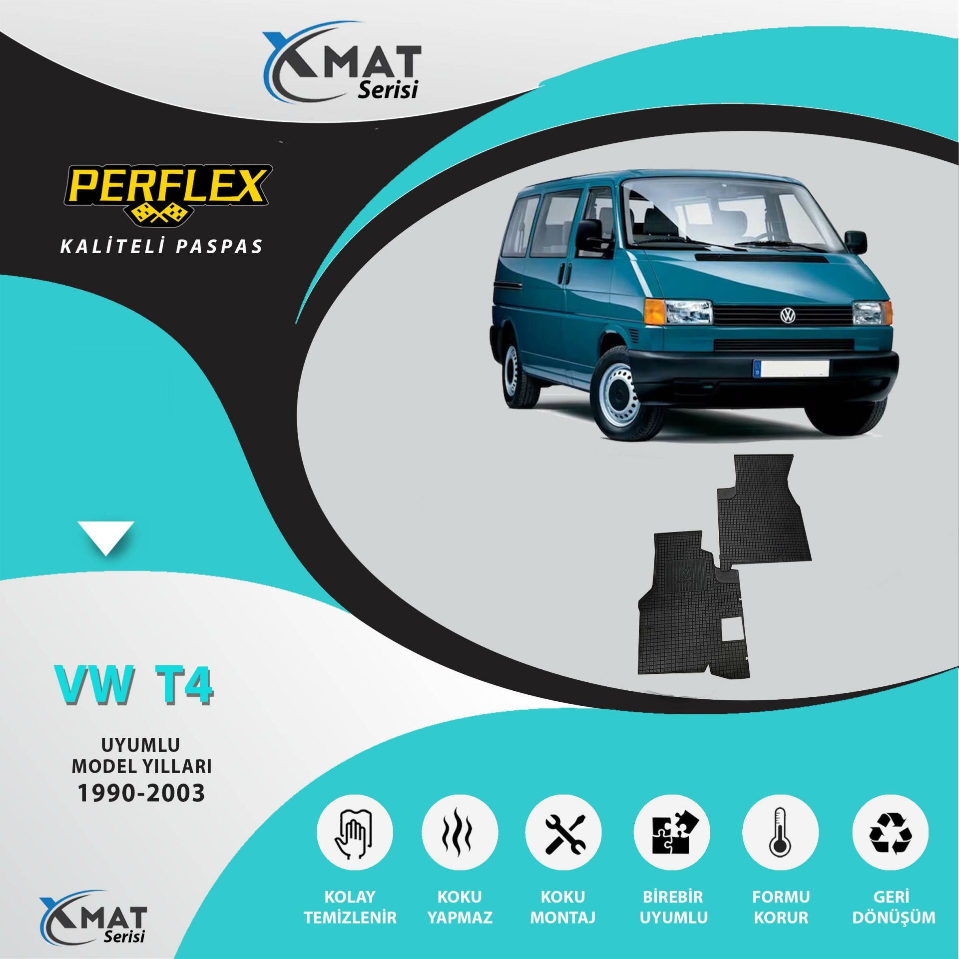 Perflex Paspas Kaucuk Flexair T4 1990-2003