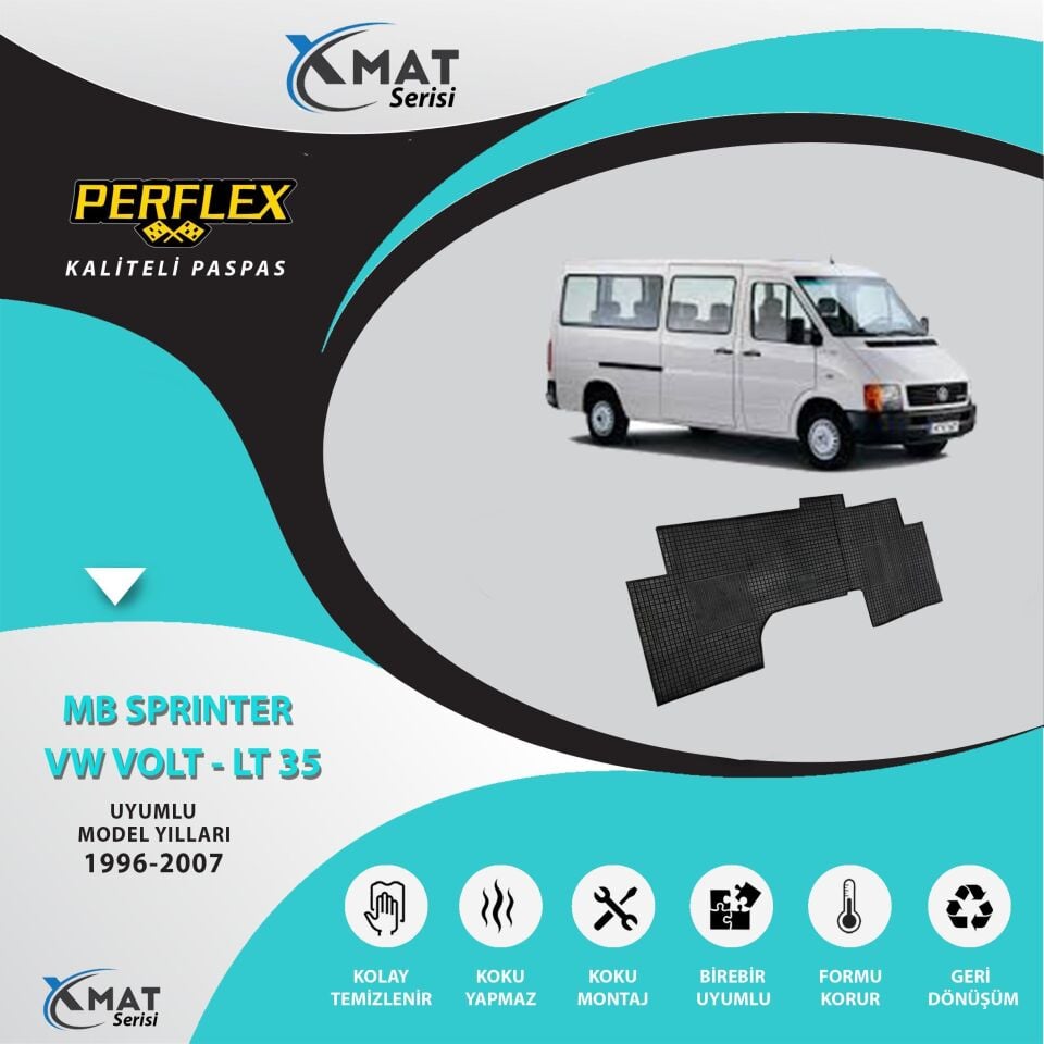 Perflex Paspas Kaucuk Flexair Sprinter Volt Lt35 1996-2007
