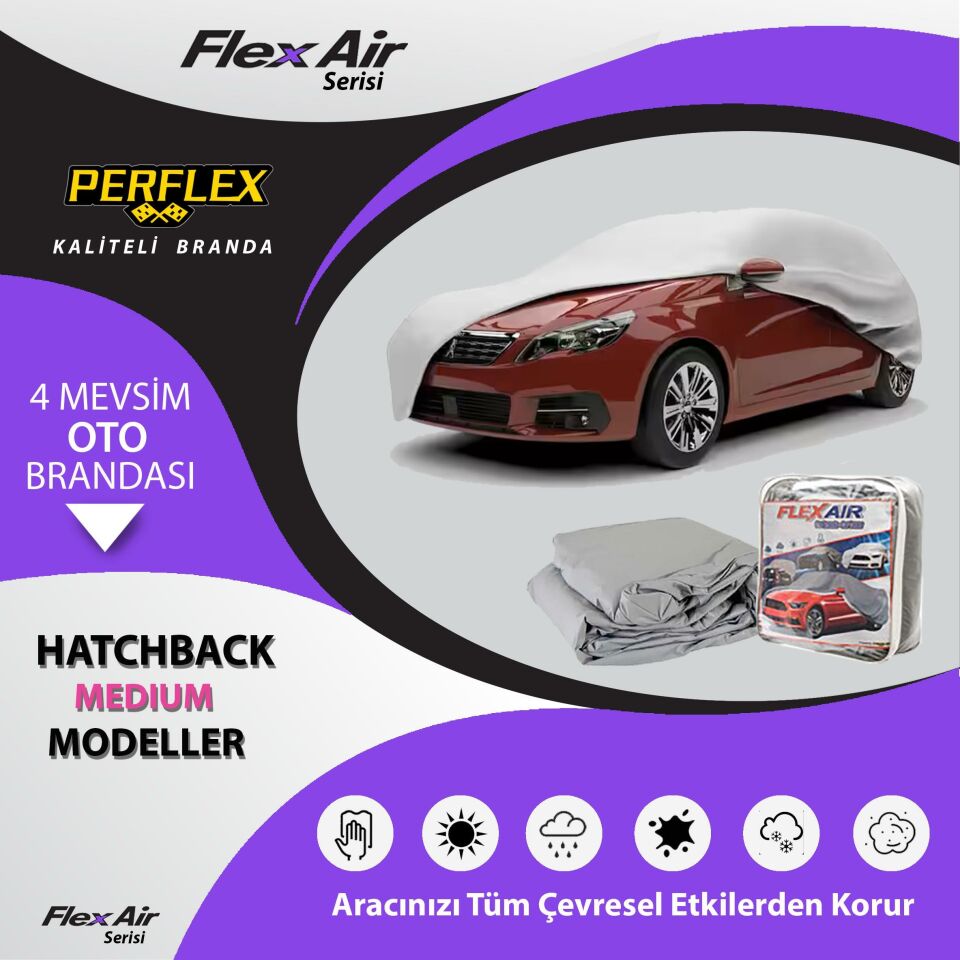 Flexair Oto Branda Hatchback Medium Araçlarla Uyumlu
