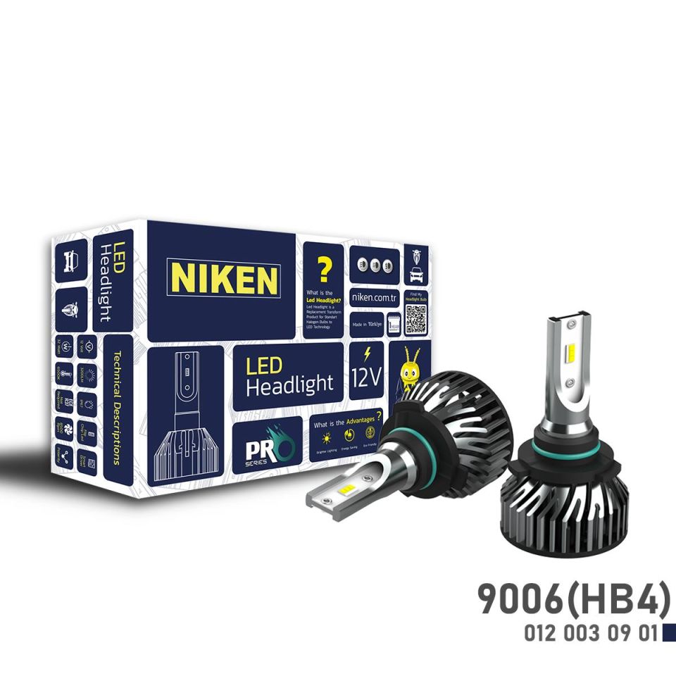 Niken Far Ampulü Led Xenon Pro Serisi 9006