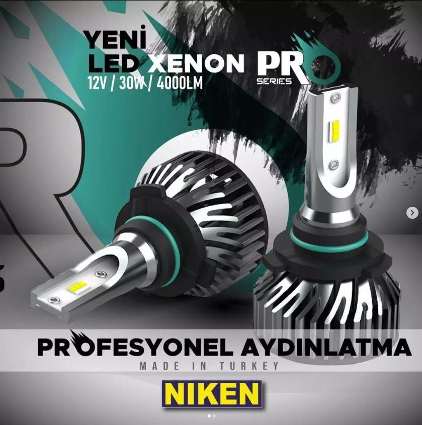Niken Far Ampulü Led Xenon Pro Serisi H4