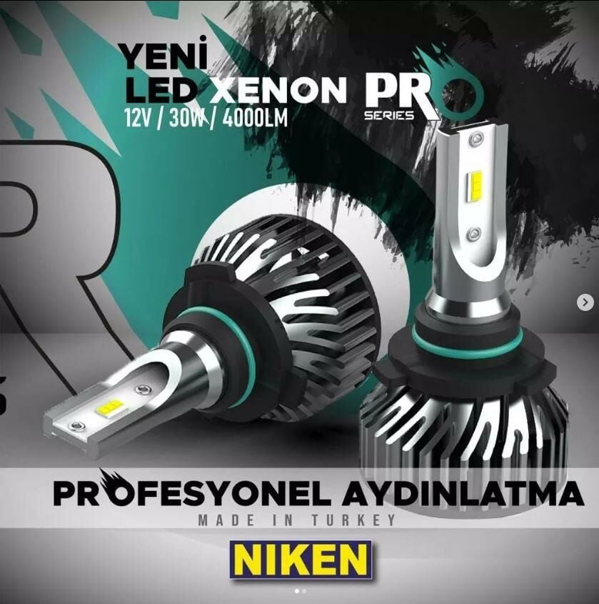 Niken Far Ampulü Led Xenon Pro Serisi H1