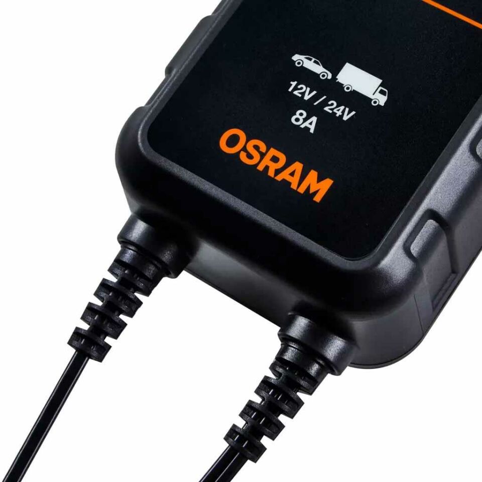 Osram Akü sarj Cihazi 12-24V 8 Amper OEBCS908