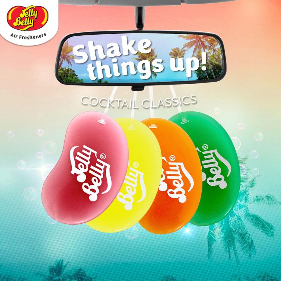 Jelly Belly 3D Hanging  Asma Koku BubleGum 18gr. Tatlı Sakız, Keklik Üzümü, Vanilya, Portakal Aromal