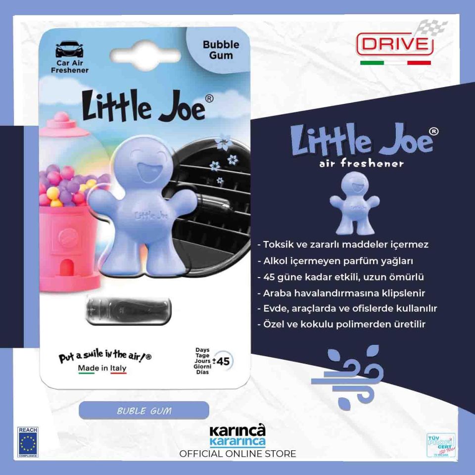 Little Joe Thums Up Buble Gum Kalorifere Geçme Oto Kokusu Tatlı Sakız