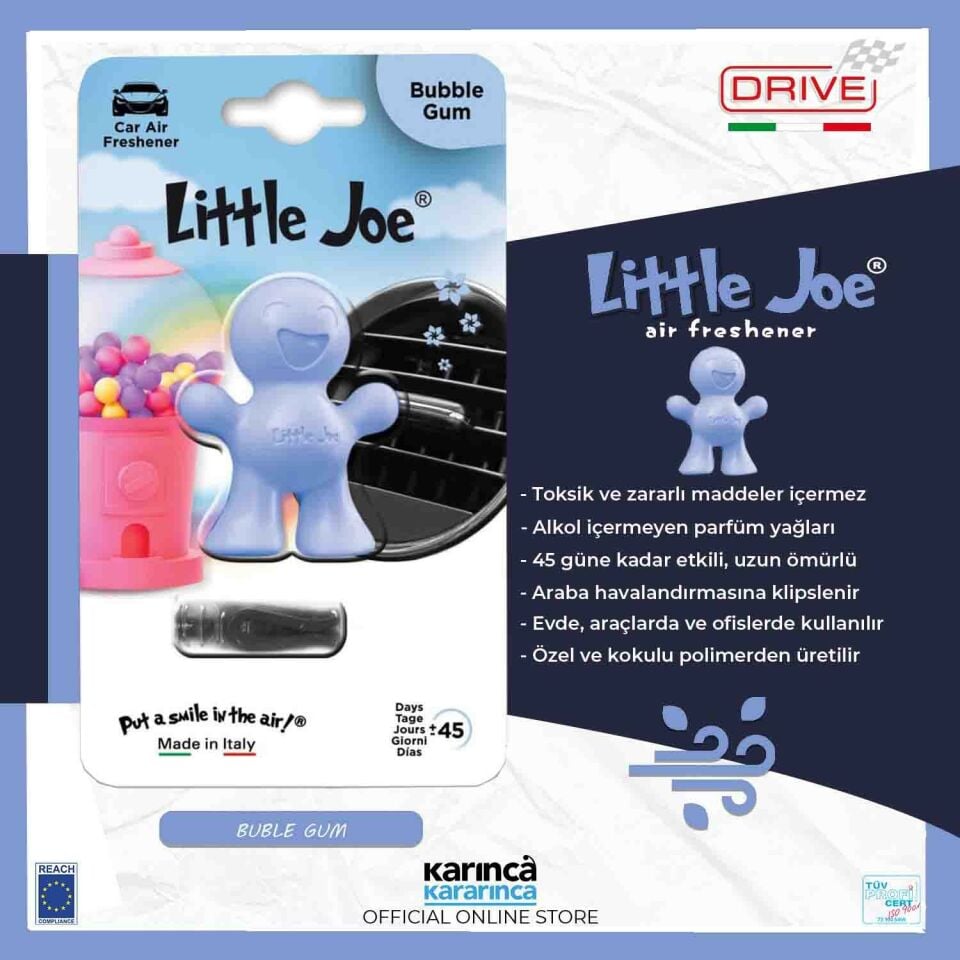 Little Joe Thums Up Buble Gum Kalorifere Geçme Oto Kokusu Tatlı Sakız