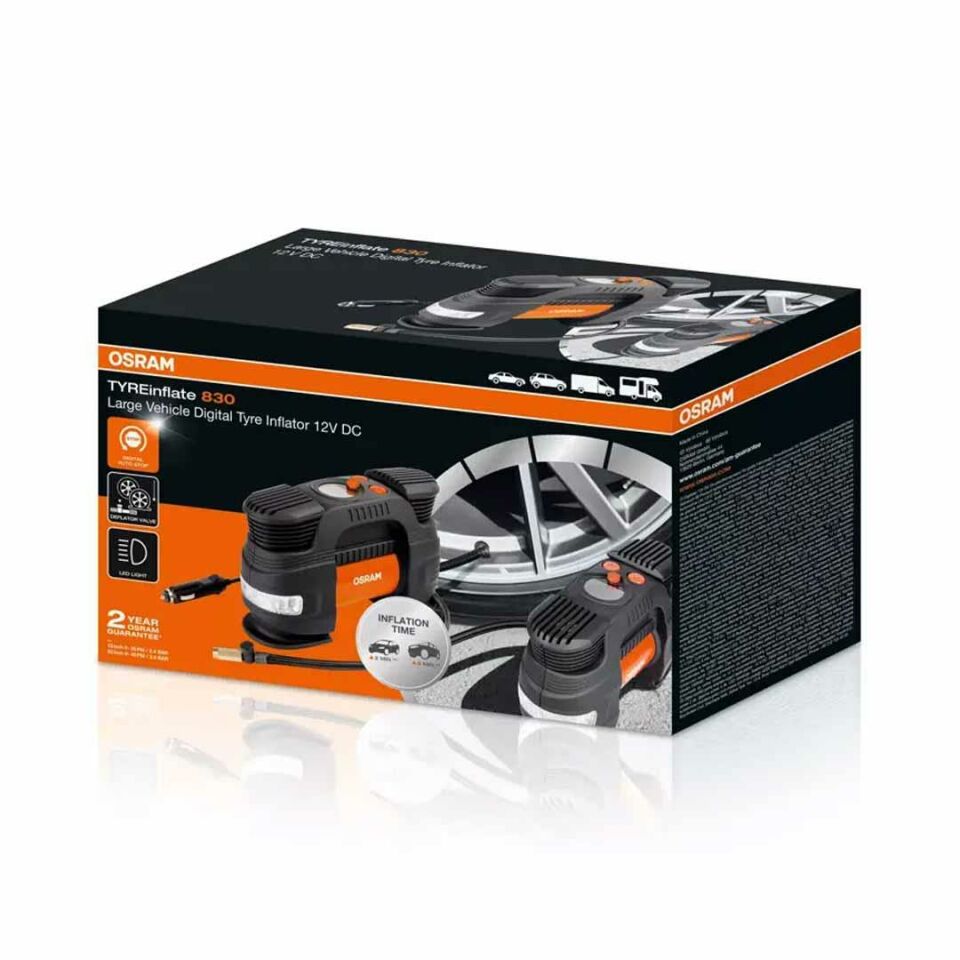 Osram Lastik sisirme Kompresörlü sarjli Tyreinflate 830 OTI830