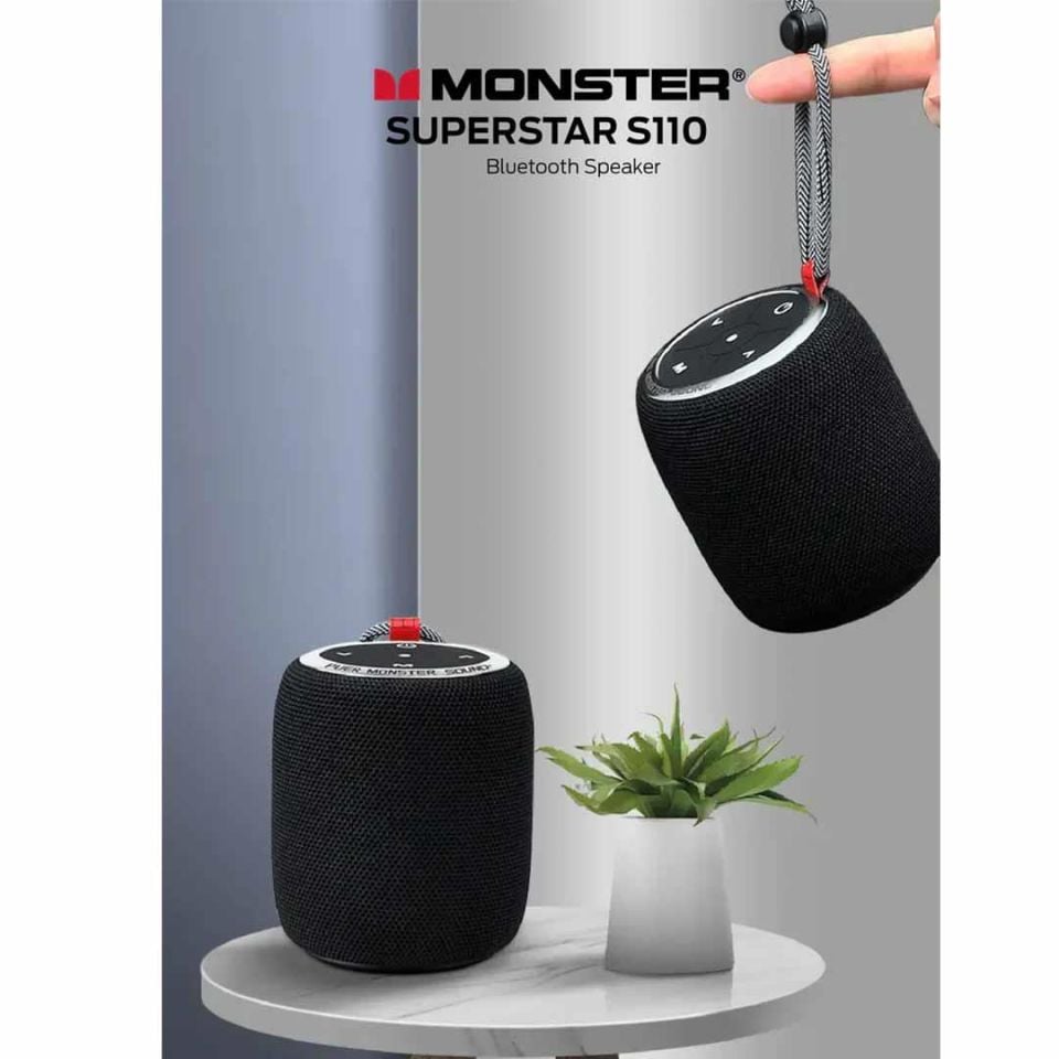 Monster Superstar S110 Tasinabilir Kablosuz Hoparlör 10W