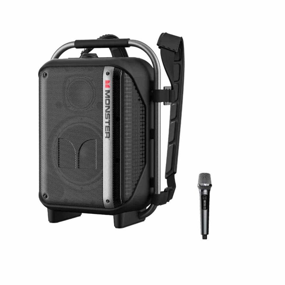 Monster Traveler 1 Mikrofonlu Yüksek Güçlü Bluetooth Hoparlör 200W
