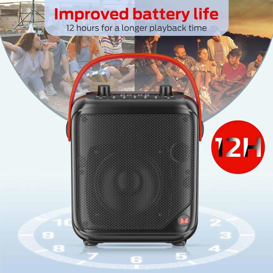 Monster Tasinabilir Fm Radyolu Bluetooth Hoparlör 40W