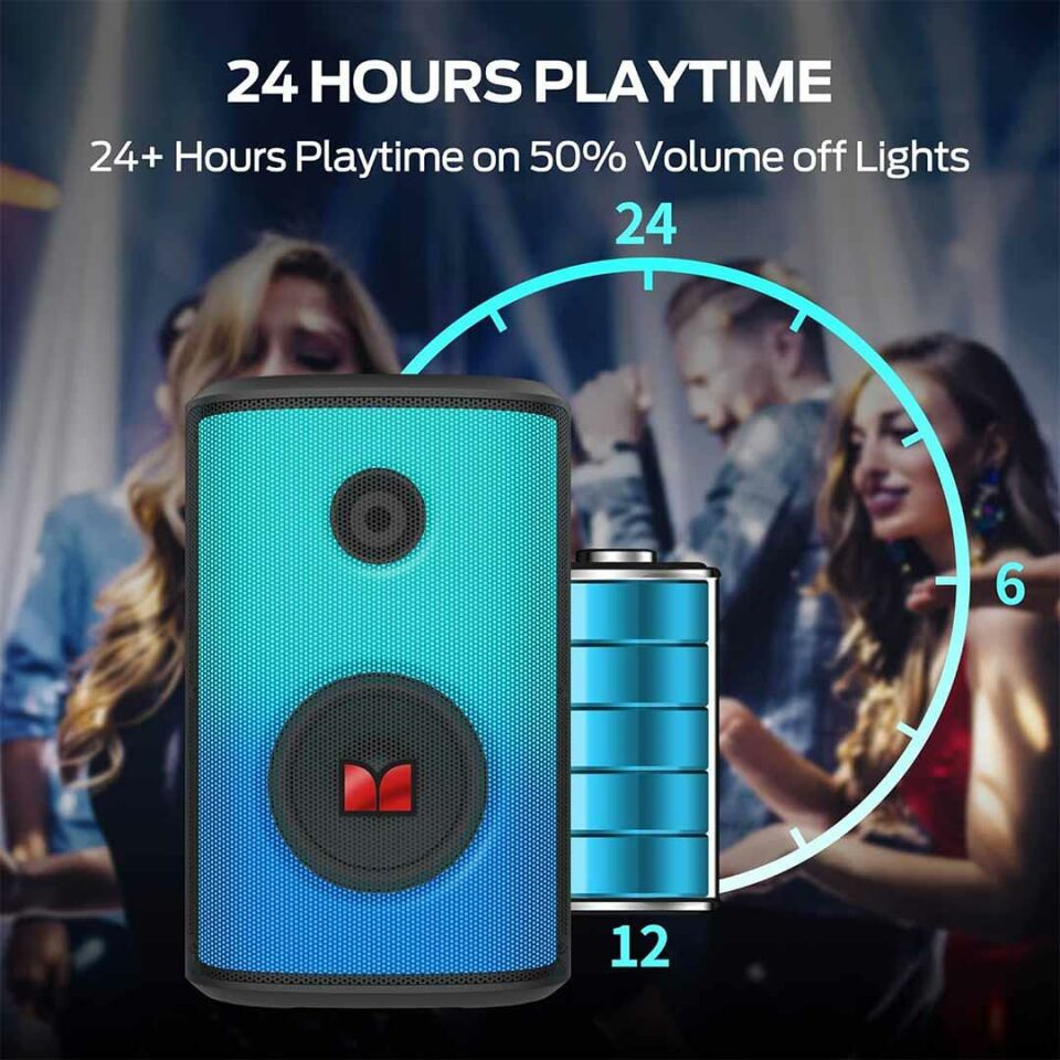 Monster Sparkle Bluetooth Tasinabilir Kablosuz Hoparlörler 80W