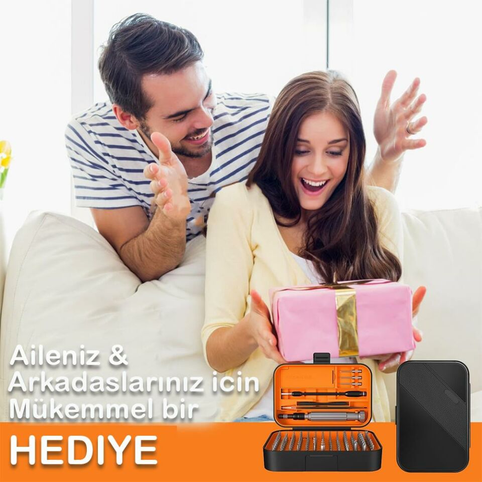 Kingsdun 150 si 1 Arada Manyetik Hassas Tornavida Seti KS-840150