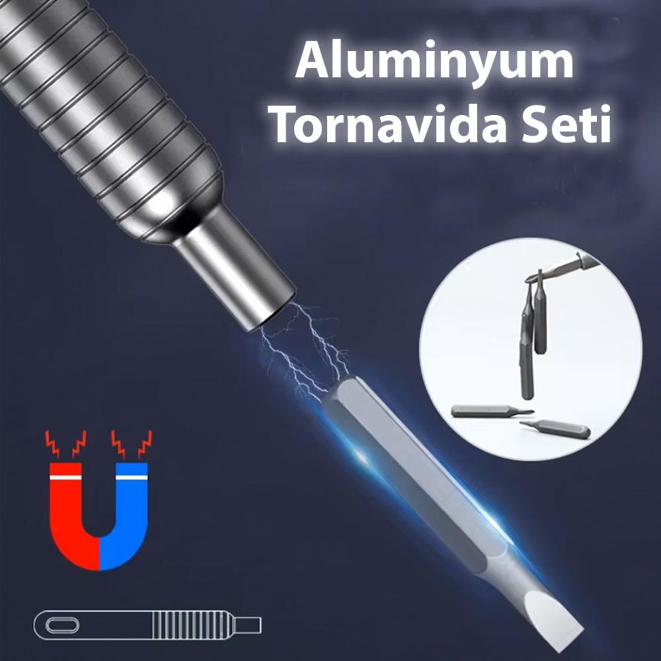 Kingsdun 20 si 1 Arada Manyetik Mini Tornavida Seti KS-840016
