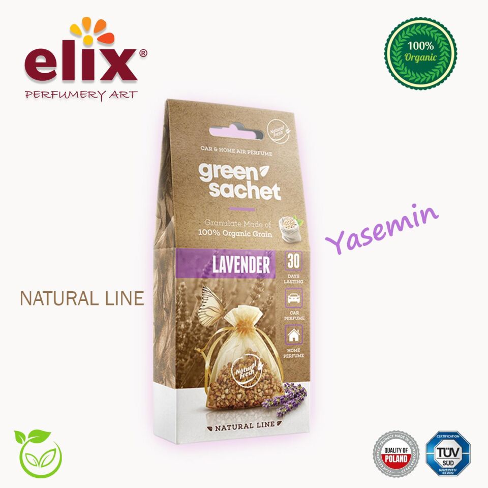 ELIX Natural Ahşap Granüllere Emdirilmiş Özel Aromalı Koku - Lavanta