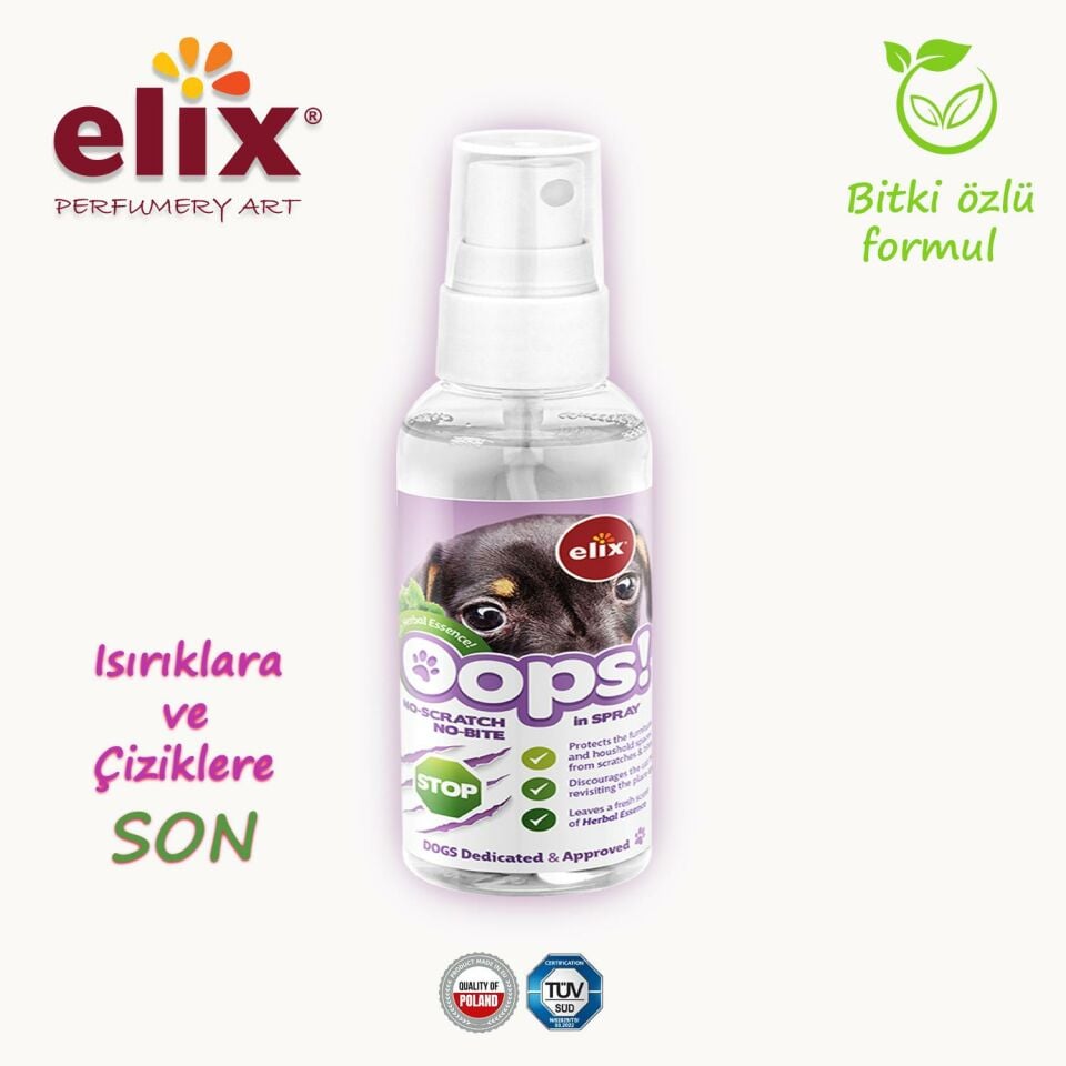 ELIX Bitki Özlü Köpek Kovucu Sprey 75ml.