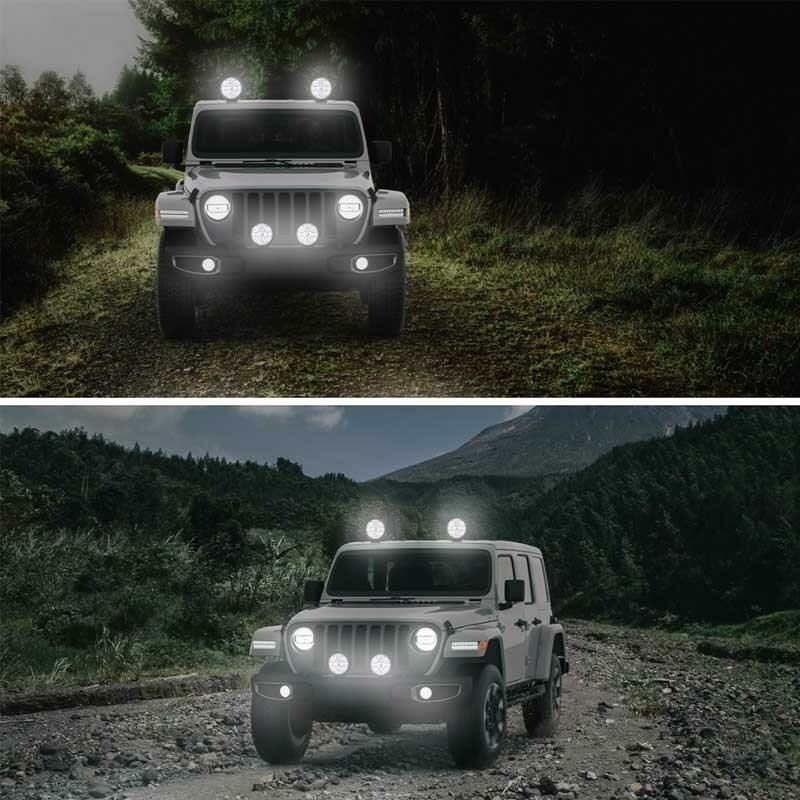 Hella Off-Road Valuefit Blade Led Uzun Far Krom 22W 7'' Beyaz Isik 1FJ357198-001