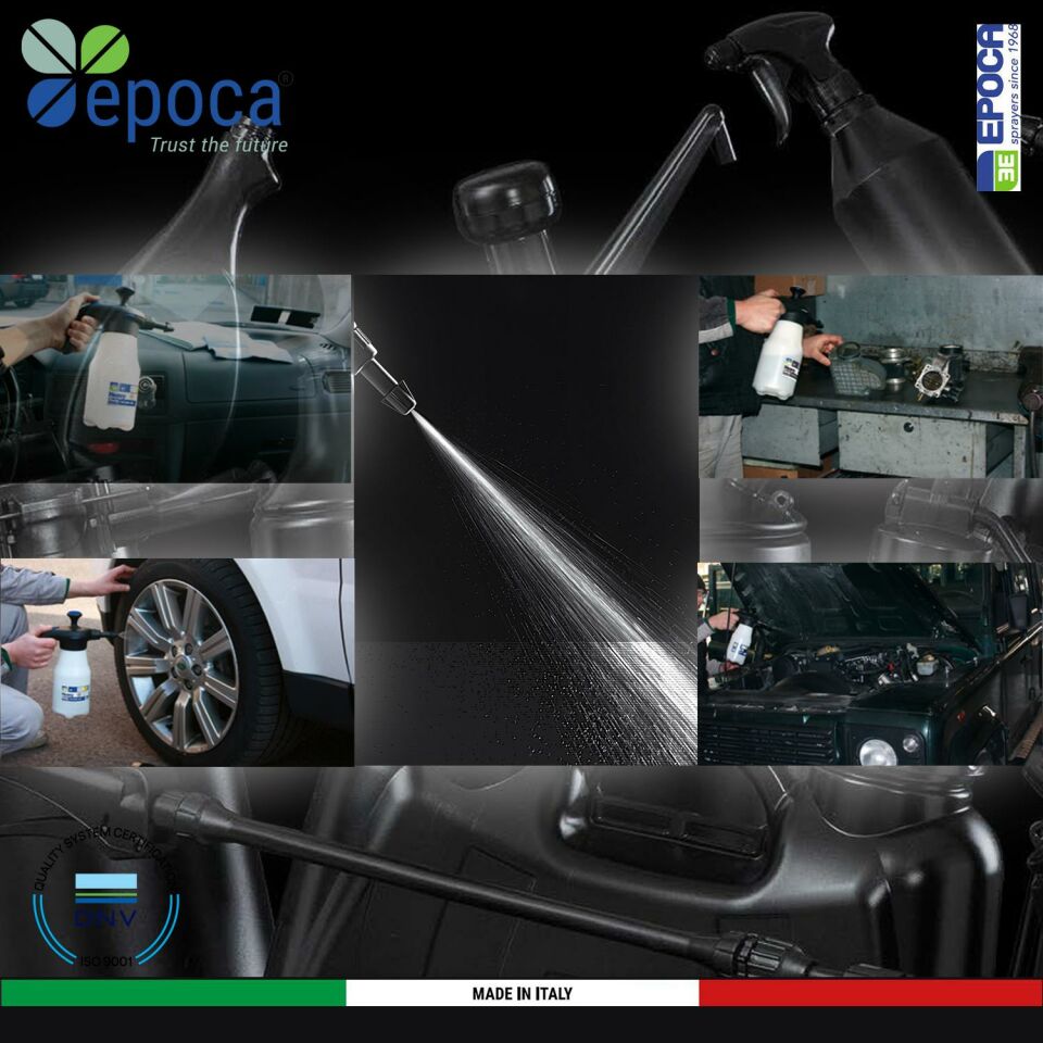 Epoca ALFA TEC VITON Contali 360° Sivi ve Deterjan Püskürtme Pompasi 2Lt.