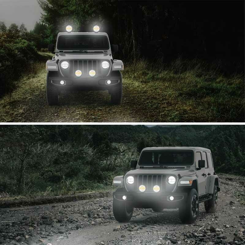 Hella Off-Road Valuefit Blade Led Uzun Far Siyah 22W 7'' Beyaz-Amber Isik 1FJ357198-061
