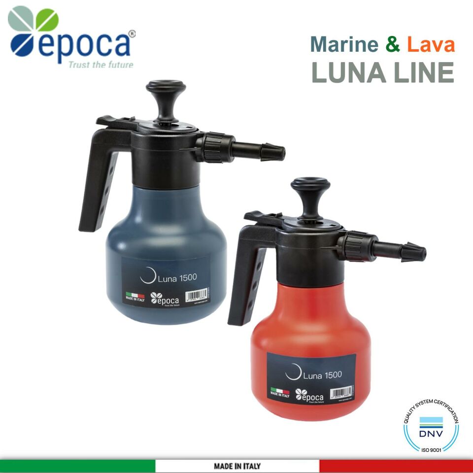 Epoca LUNA 1500 Marine-Lava Mavi-Kirmizi Renkli Sivi Püskürtme  Pompasi 1,26Lt.