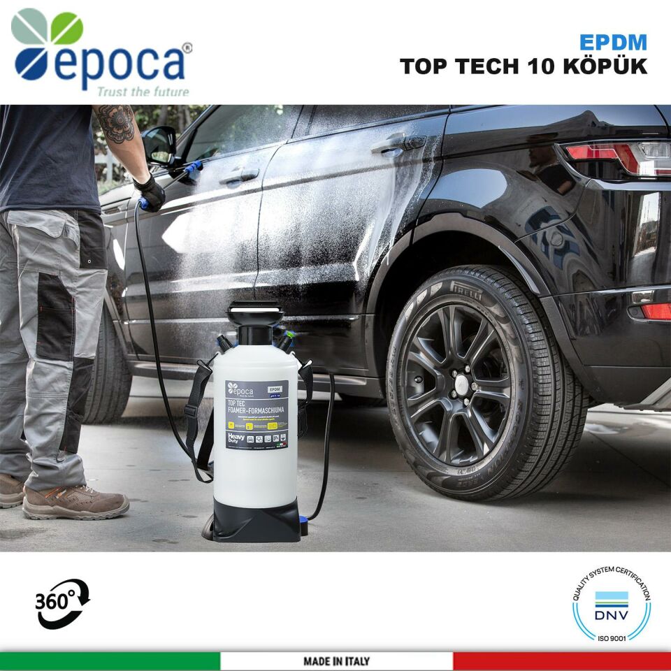 Epoca TOP TEC EPDM Köpük Pompasi 9,9Lt.- 1,4M.Hortumlu