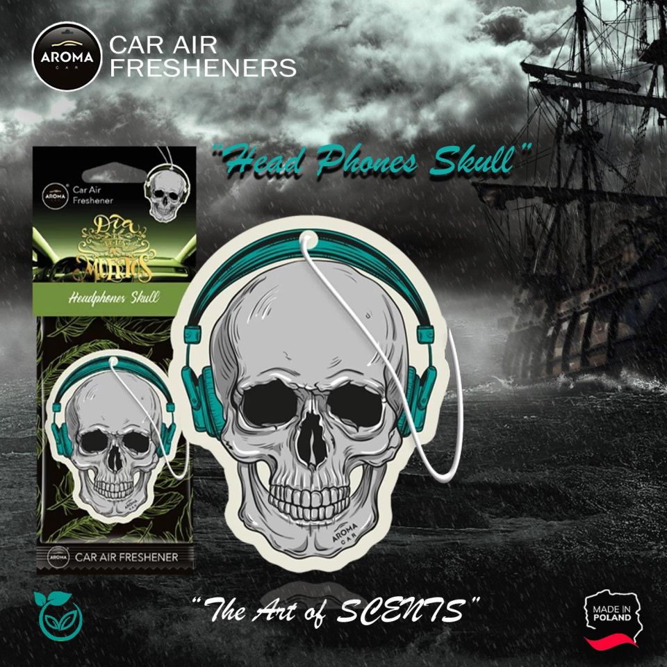 Aroma Cellulose Asma Koku - Headphones Skull