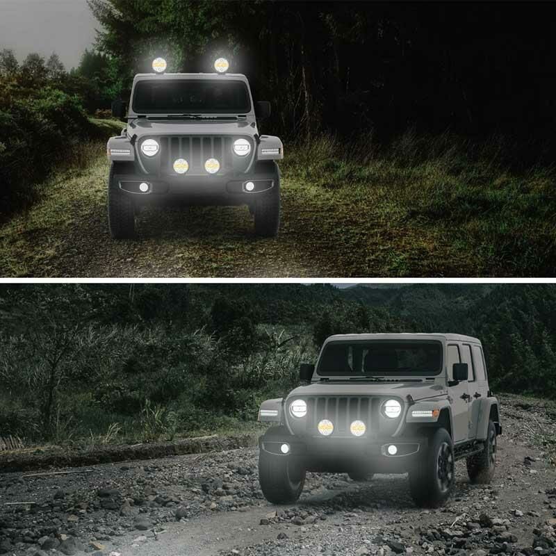 Hella Off-Road Valuefit Blade Led Uzun Far Siyah 18W 9'' Beyaz-Amber Isik 1FJ357199-071