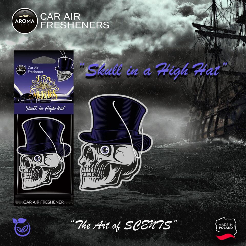 Aroma Cellulose Asma Koku - Skull in High Hat