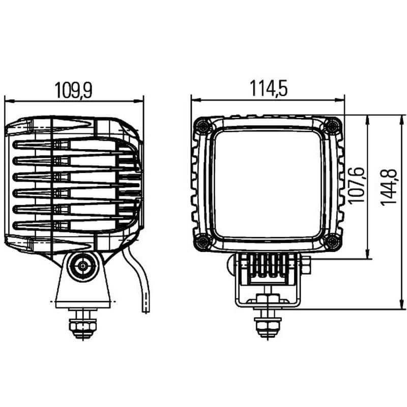 Hella Off-Road Led Lamba 12V-24V Power Beam 3000 1GA996192-061