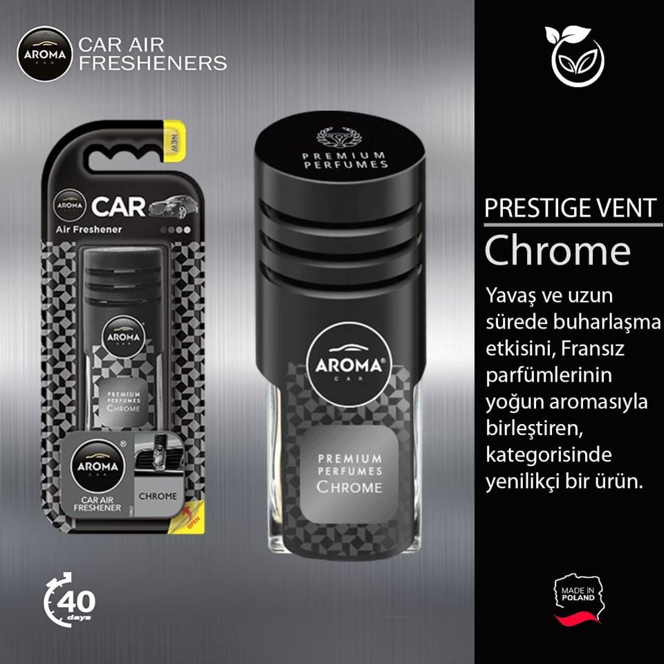 Aroma Prestij Kalorifer Geçme Koku - Krom