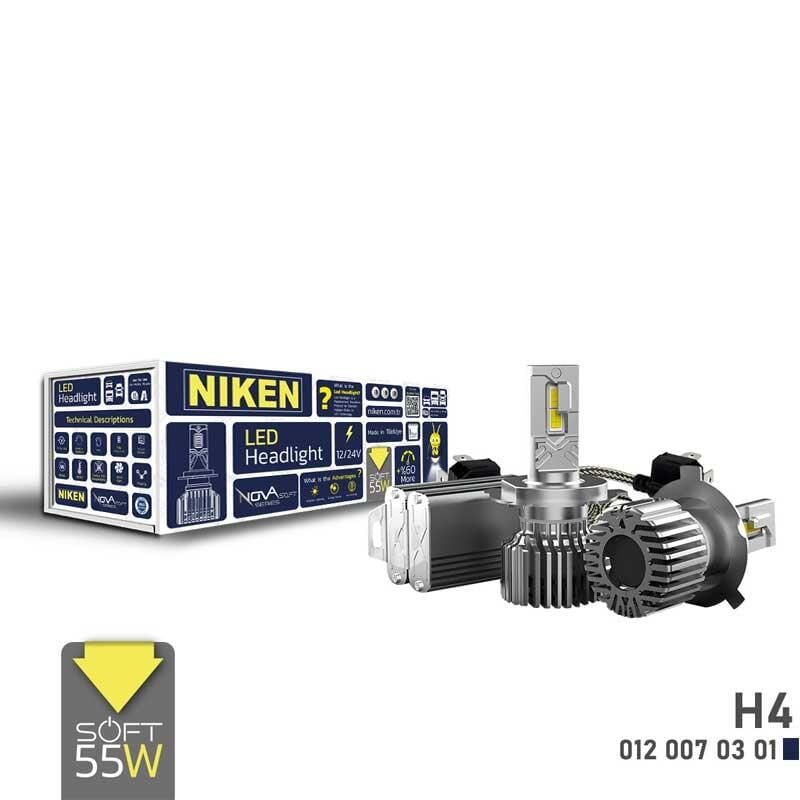 Niken Far Ampulü Led Xenon Nova Serisi H4
