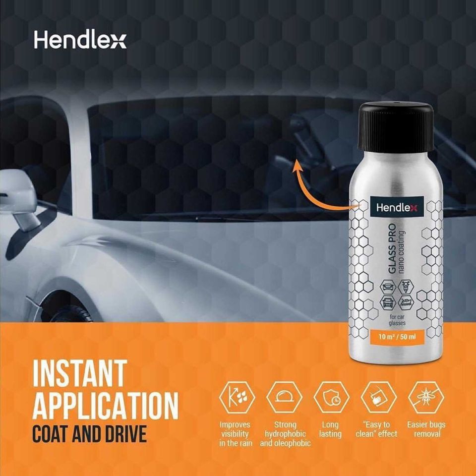 HENDLEX Nano Cam Su itici Kaplama 50ml