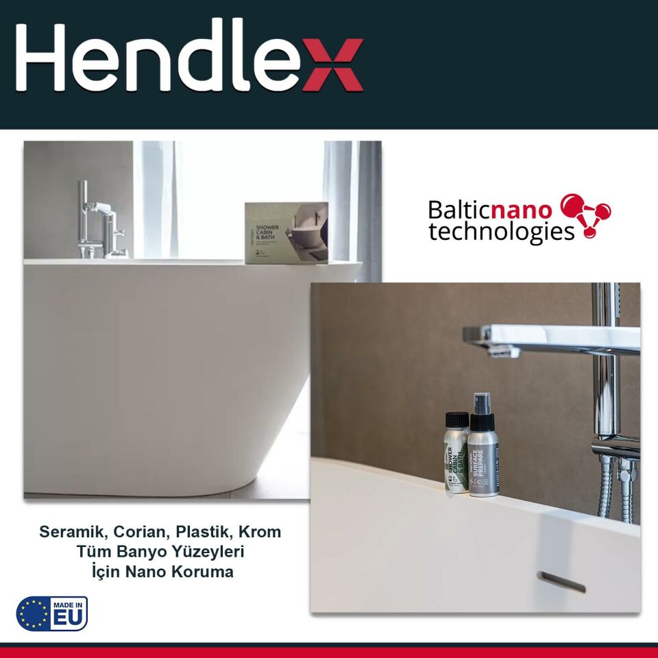 HENDLEX Banyo & Dusakabin Temizlik ve Koruma Seti