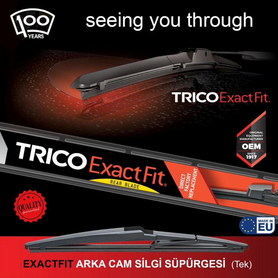 Trico EXACTFIT Arka Tek Silecek 300mm EX305