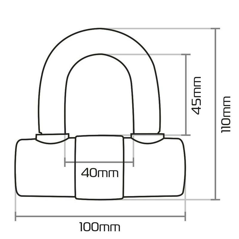 Oxford Motosiklet HD MaX Disk Kilidi 14mm LK311