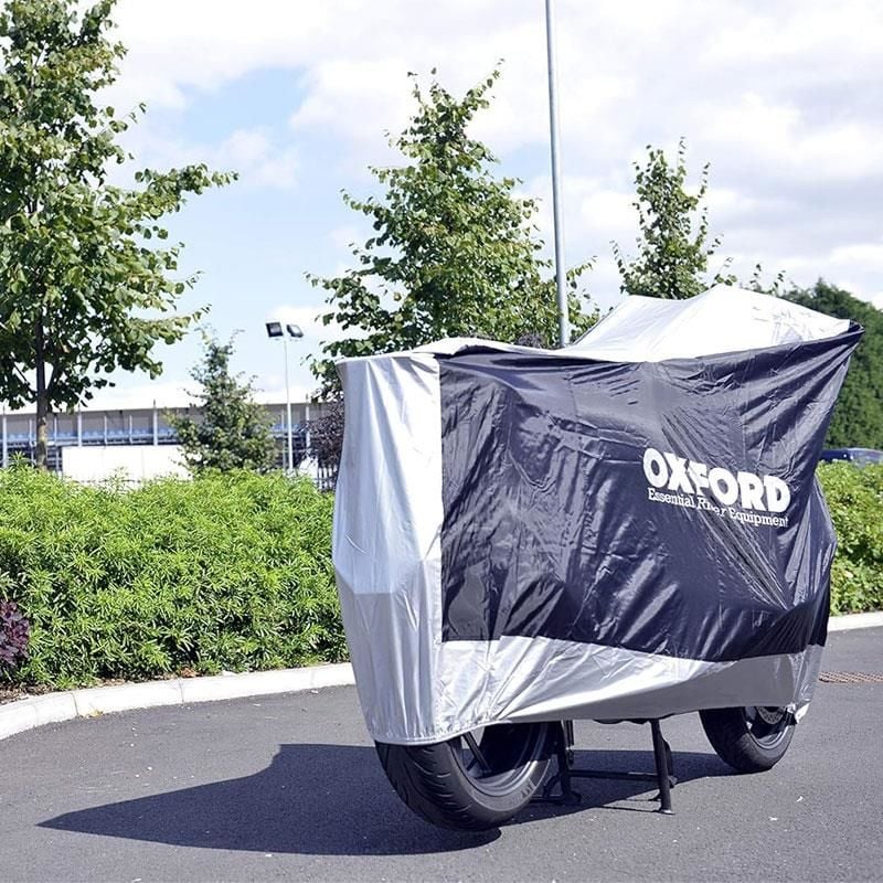 Oxford Motosiklet Aquatex Kilif Medium Siyah-Gri CV202