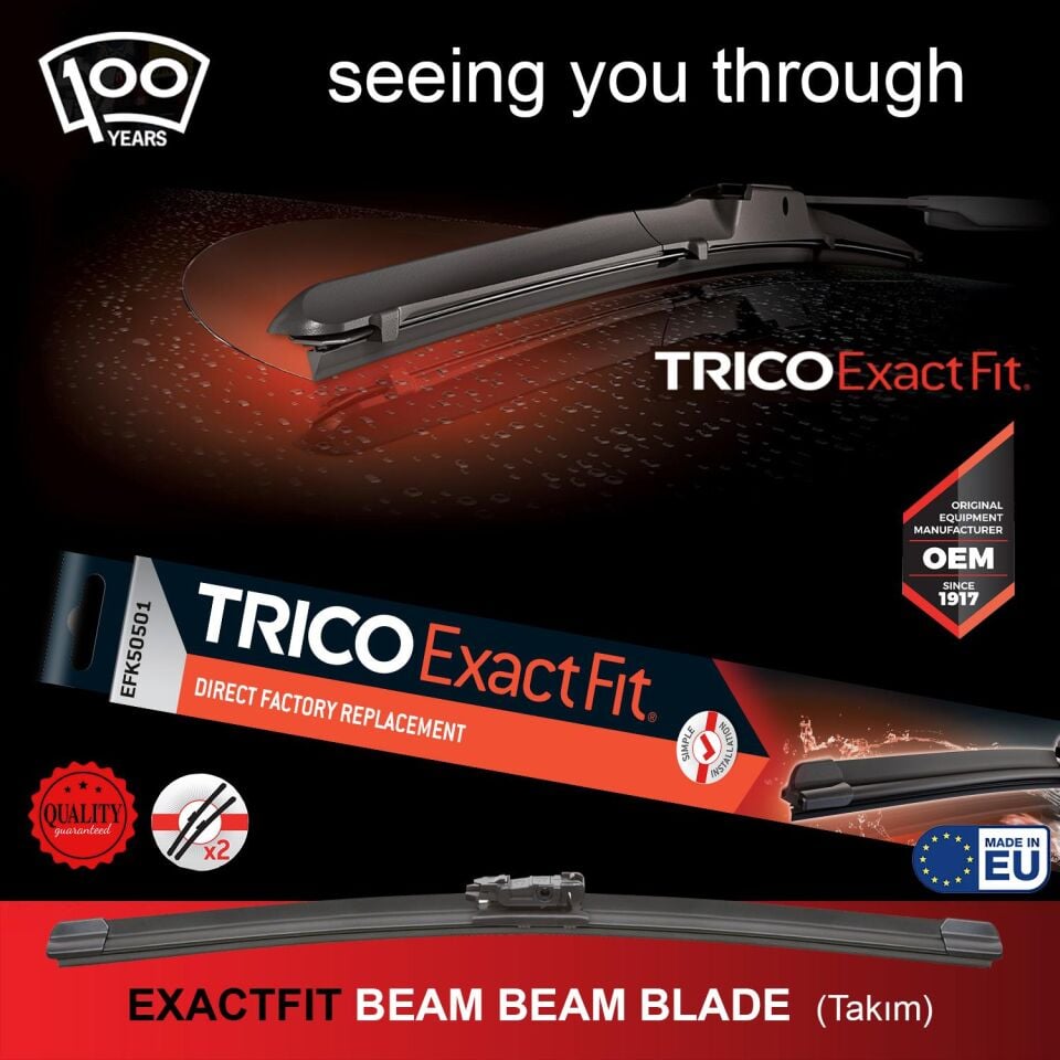 Trico EXACTFIT Takım Silecek Seti 530/450mm ERK53451