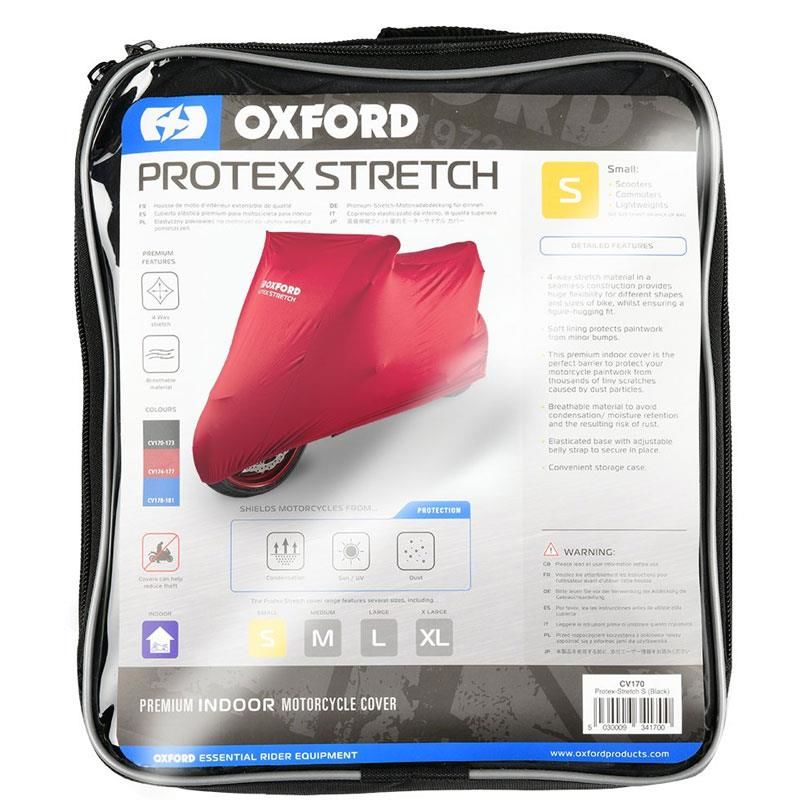 Oxford Motosiklet Protex Indoor Premium Stretch-Fit Kilif Iç Mekan Large Kirmizi CV176