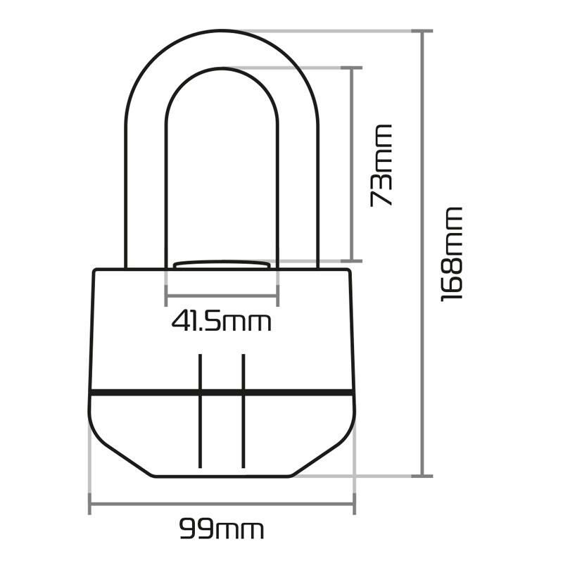 Oxford Motosiklet Boss Alarmli Disk Kilidi 14mm OF3