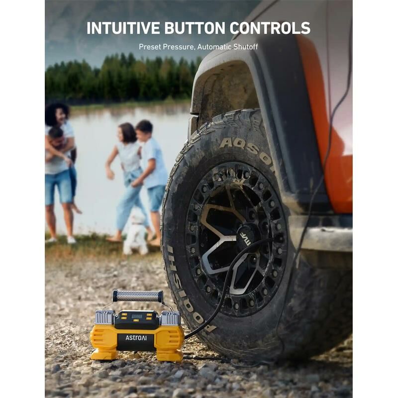 Astroai Lastik Sisirme Pompasi Suv-Kamyon 160PSI AIRUN T2