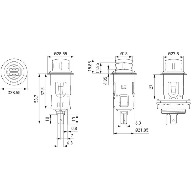 Hella Araç Çakmagi Kirmizi 24V 5A 8EZ008021-051