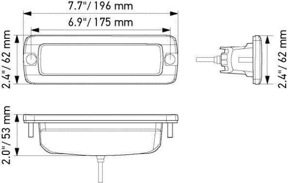 Hella Uzun Hüzme 12/24V Halojen Hareketli Montaj 1FB358176-221