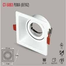 PUMA KARE SPOT ( BEYAZ KASA )(AMPUL HARİÇ)(5 ADET)