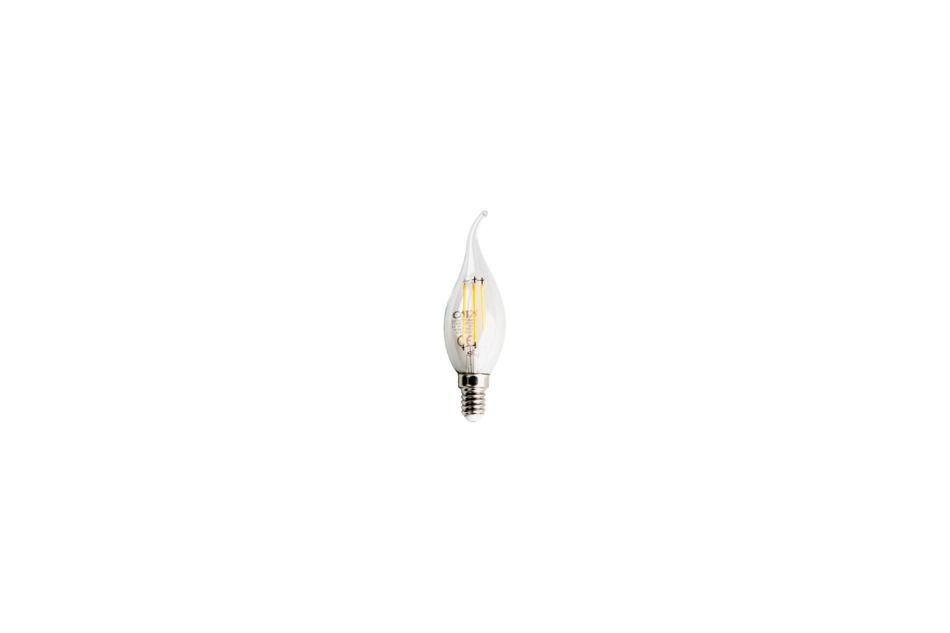 4W LED FİLAMENT KIVRIK BUJİ AMPUL (GÜNIŞIĞI)(10 ADET)